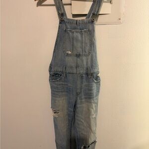 Lucky Brand Light Blue Denim Overalls